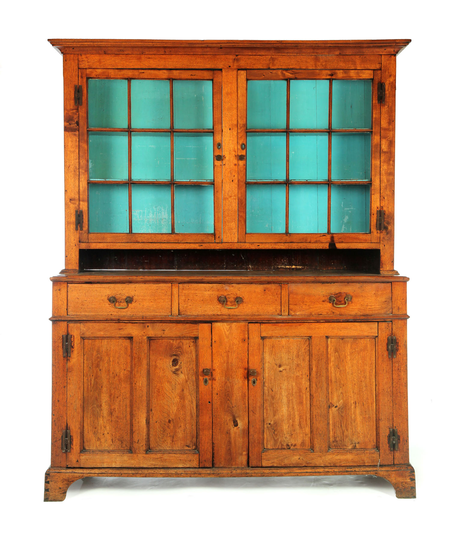 Appraisal: FINE CHIPPENDALE STEPBACK CUPBOARD Virginia or Pennsylvania late th-early th