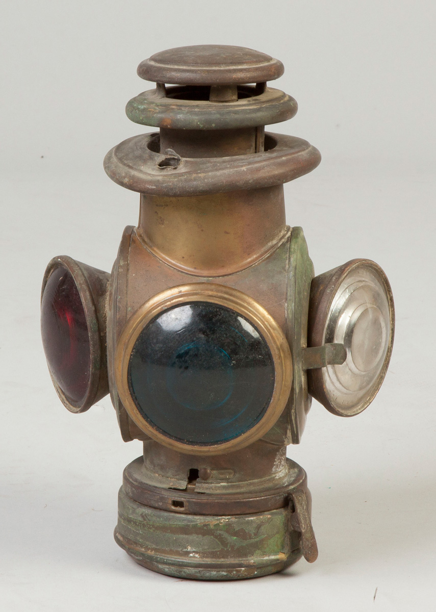 Appraisal: Brass Ship's Lantern th cent Patent