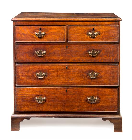 Appraisal: Sale Lot A George III Mahogany Chest of Drawers th