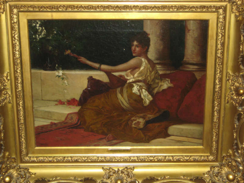 Appraisal: AFTER CONRAD KIESEL GERMAN - AN EASTERN SONG oil on