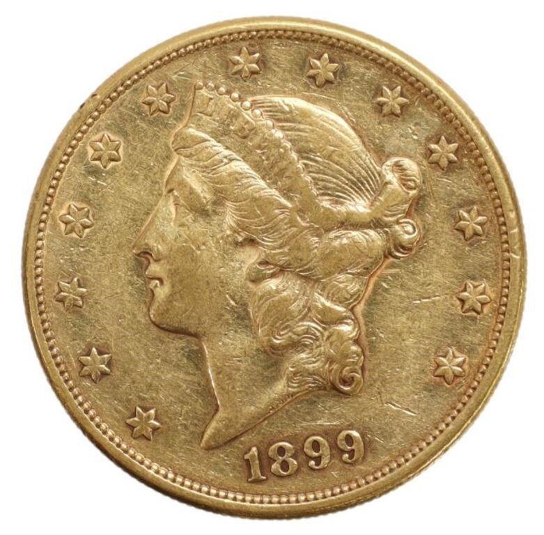 Appraisal: U S Liberty Head Double Eagle gold coin S