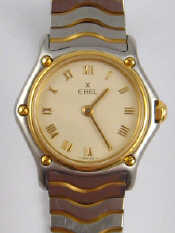 Appraisal: A lady's bi colour Ebel wrist watch quartz movement case