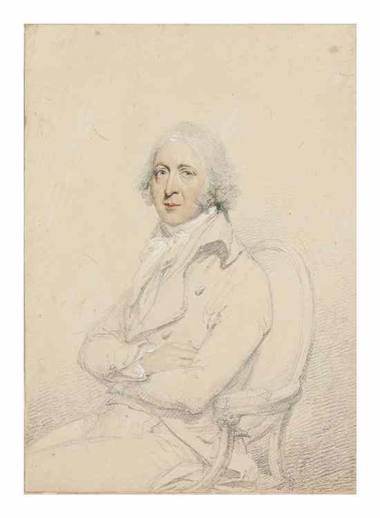 Appraisal: Attributed to Richard Cosway British - Portrait of a Gentleman