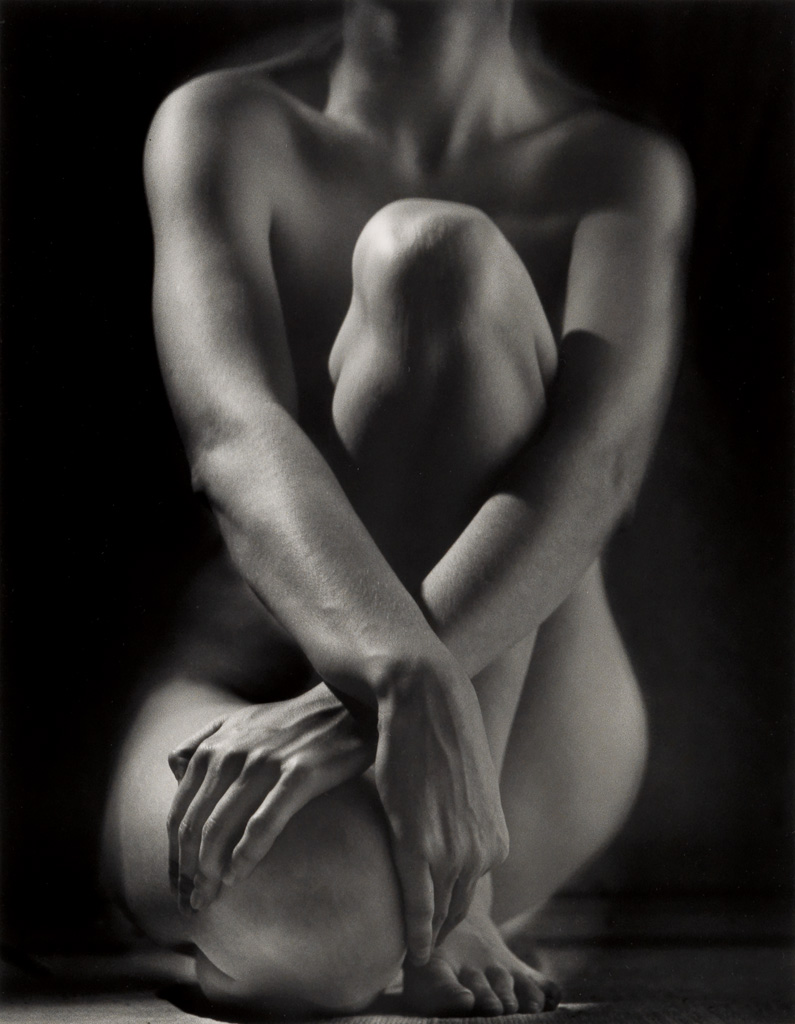 Appraisal: RUTH BERNHARD - Classic Torso with Hands Silver print x