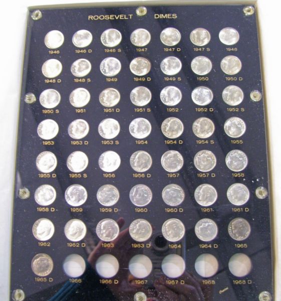 Appraisal: Roosevelt Dime Set - complete BUNC No grading guarantee