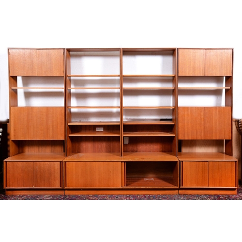 Appraisal: A G-Plan teak modular wall unit s cm h x