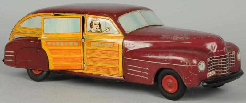 Appraisal: Pressed Steel Wyandotte Toy Town Station Wagon Opening rear doors