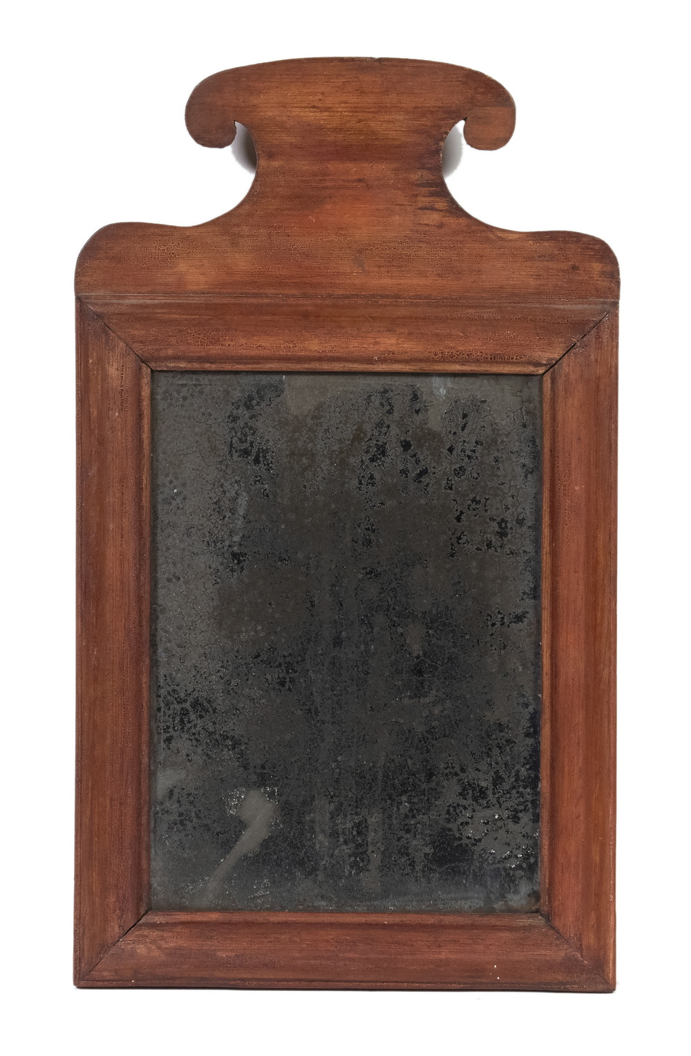 Appraisal: QUEEN ANNE LOOKING GLASS Early th c molded pine frame