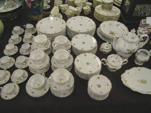 Appraisal: pc Weimar Porcelain Dinner Service for eleven to twelve with