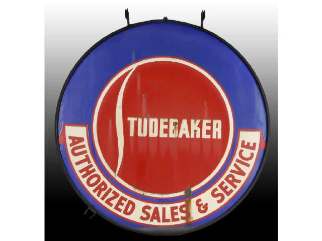 Appraisal: Studebaker Authorized Sales Service Sign Description s to s Two-Sided