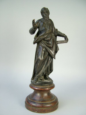 Appraisal: A Renaissance style bronze full length standing figure of an