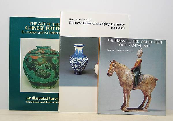 Appraisal: A collection of Asian art reference books Hardcover books including