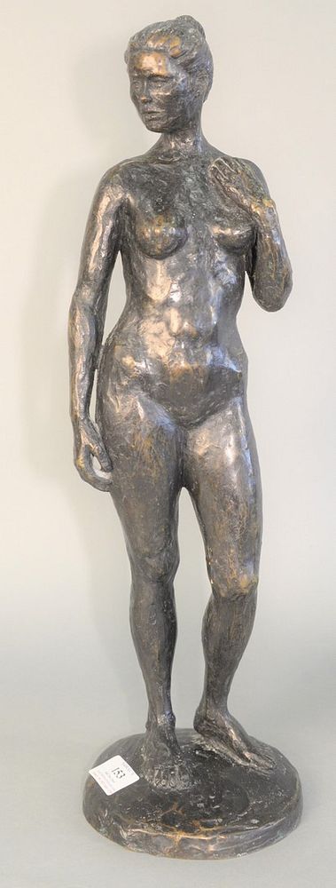 Appraisal: Wayne Southwock b standing woman bronze signed on base Southwick