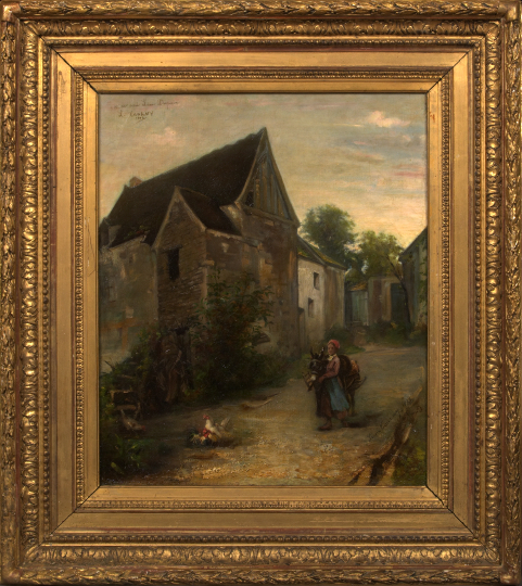 Appraisal: Attributed to Leon Auguste Tourny French th Century Peasant Girl