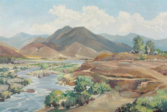 Appraisal: HARRY EMERSON LEWIS American - COOK'S PEAK SILVERADO MOUNTAINS NEAR