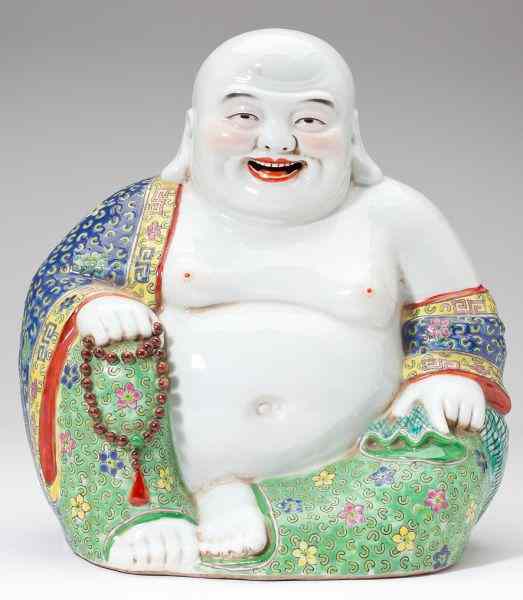 Appraisal: Republic Period Porcelain Budaimarked ''Mao Ji Sheng '' the corpulent