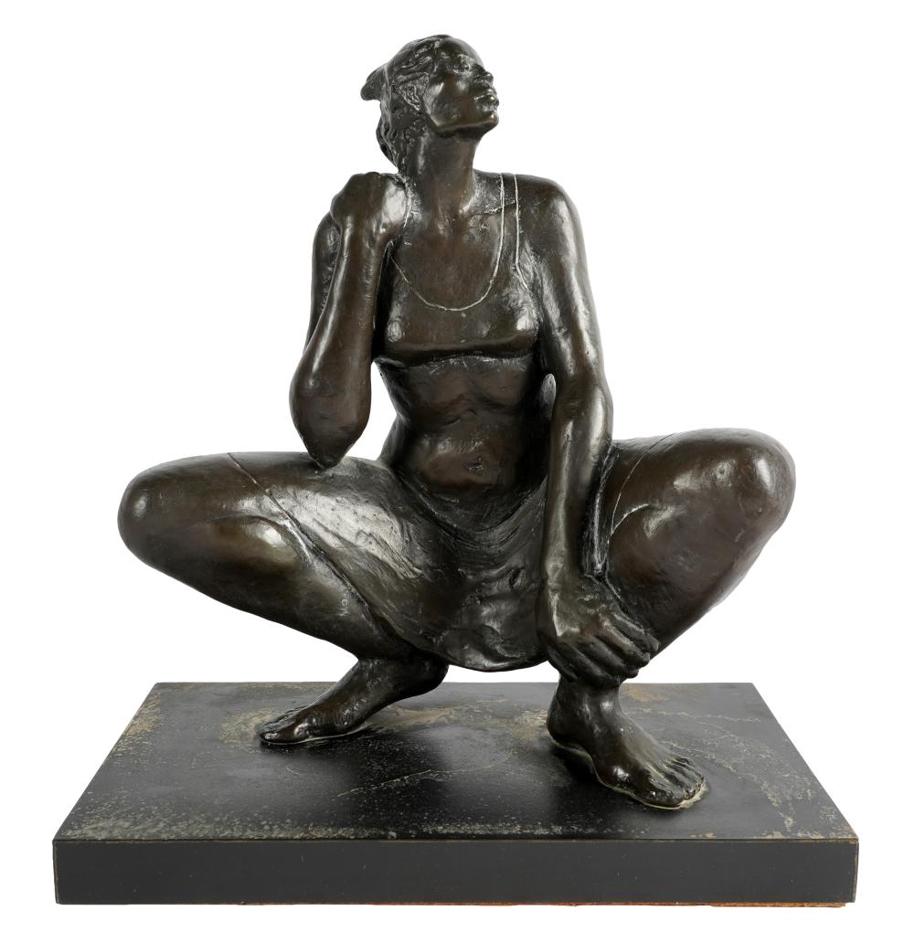 Appraisal: TH CENTURY DANCERbronze signed dated and numbered to leg Norma