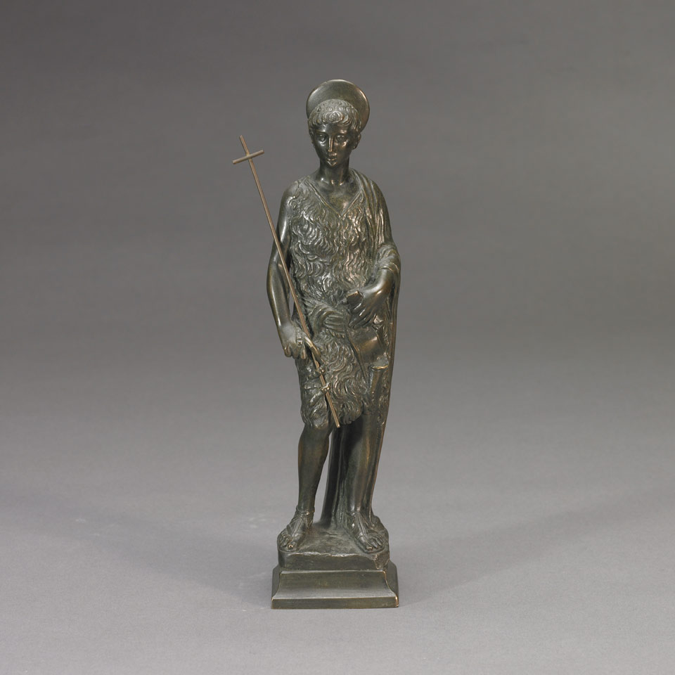 Appraisal: After Donatello Grand Tour Figure of St John the Baptist