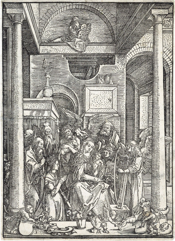 Appraisal: ALBRECHT D RER The Glorification of the Virgin Woodcut circa