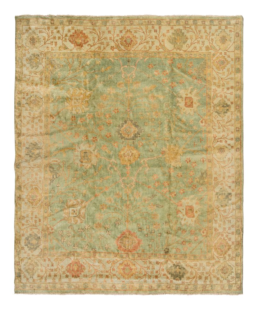 Appraisal: An Oushak Wool Rug An Oushak Wool Rug Second Half