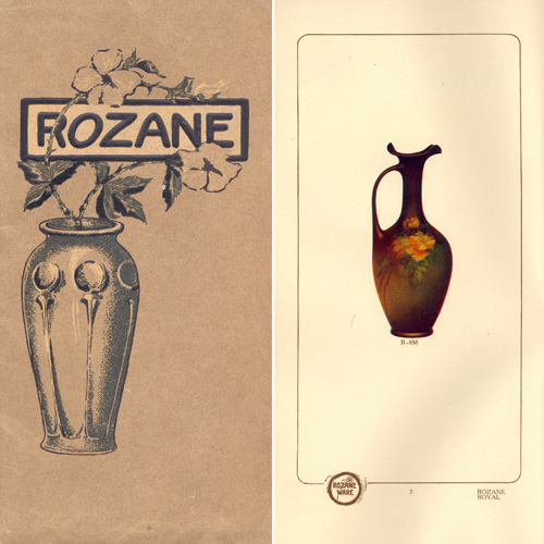 Appraisal: ROSEVILLE Rozane Ware Pottery catalog dated including information on all