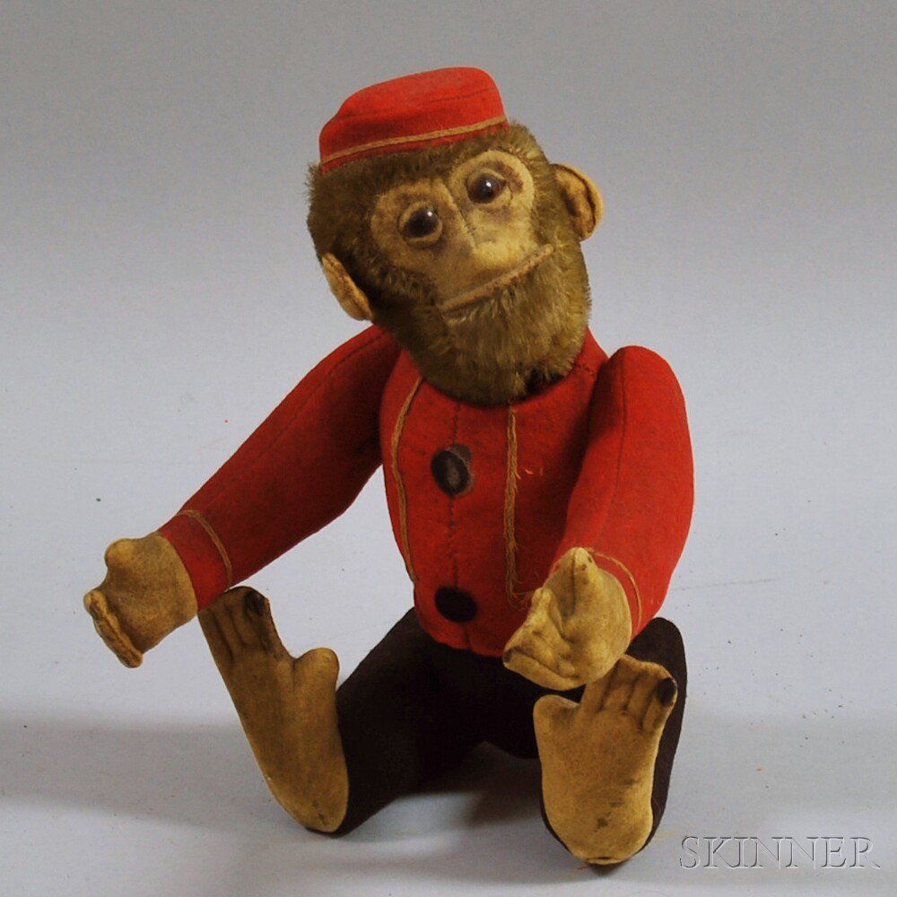 Appraisal: Vintage Schuco Yes No Bellhop Monkey the articulated monkey with