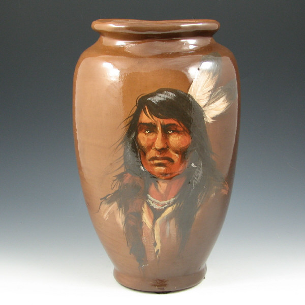 Appraisal: Wisecarver Native American Indian Vase - Mint Rick Wisecarver vase