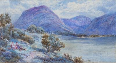 Appraisal: Charles Rowbotham British - Picnic Party Beddgelert North Wales watercolour