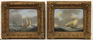 Appraisal: Paintings James Edward Buttersworth lot of James Edward Buttersworth American