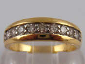 Appraisal: A yellow metal tests carat gold diamond ring estimated total