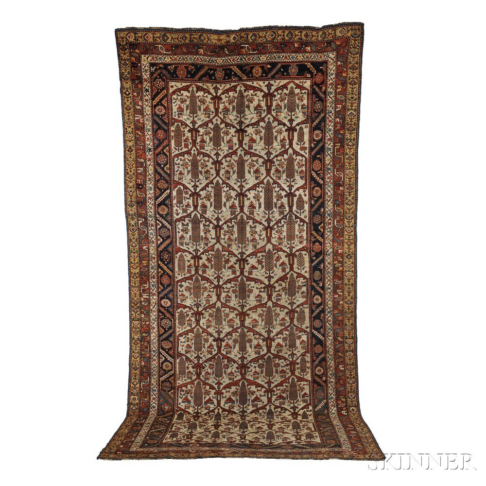 Appraisal: Baktiari Carpet Central Persia late th century the ivory field