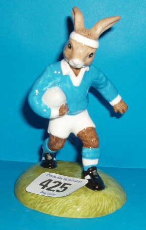 Appraisal: Rugby Player DB Limited Edition By UKI Ceramics Boxed With