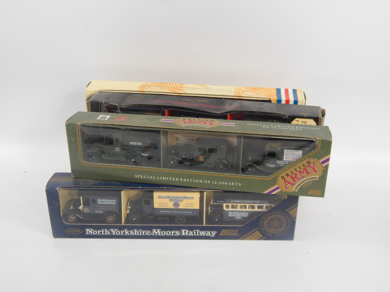 Appraisal: Various Lledo diecast box sets comprising British Army Battle of