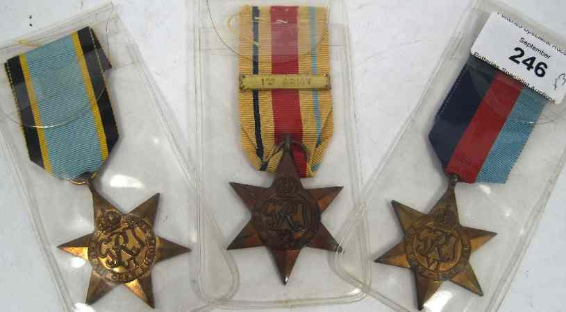 Appraisal: Campaign Medals Air Cew Europe Star The Africa Star and