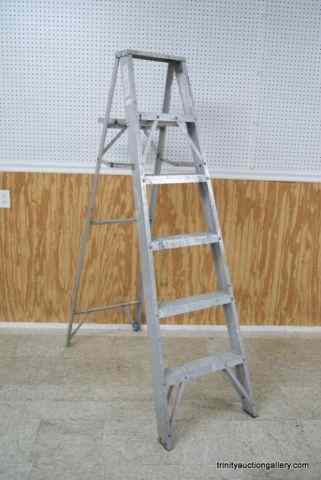 Appraisal: Werner ' Aluminum Commercial Grade Step LadderOSHA approved commercial grade