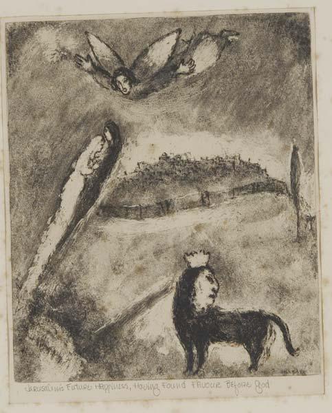 Appraisal: AFTER MARC CHAGALL Russian French - Jerusalem s Future Happiness