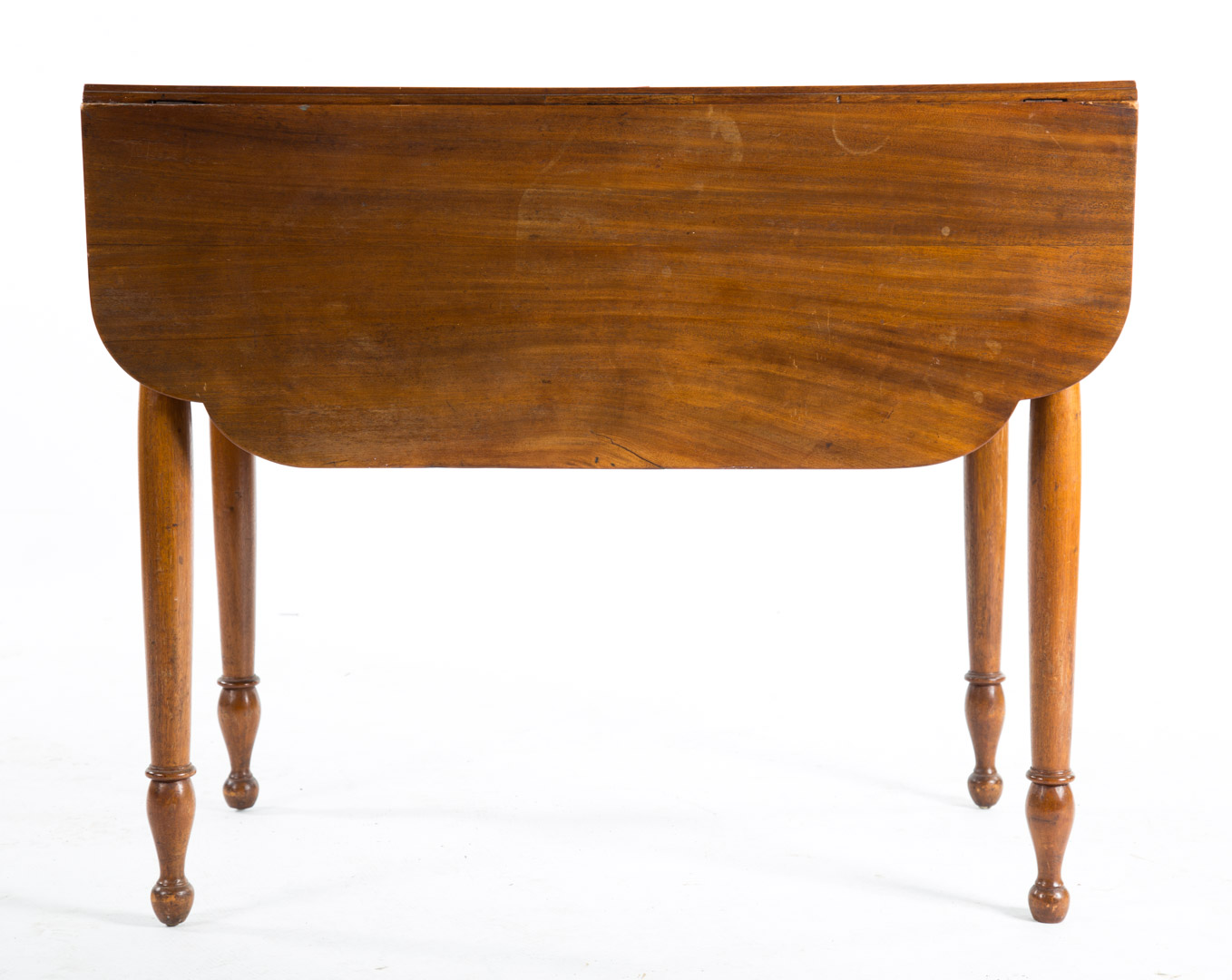 Appraisal: Country mahogany drop leaf table