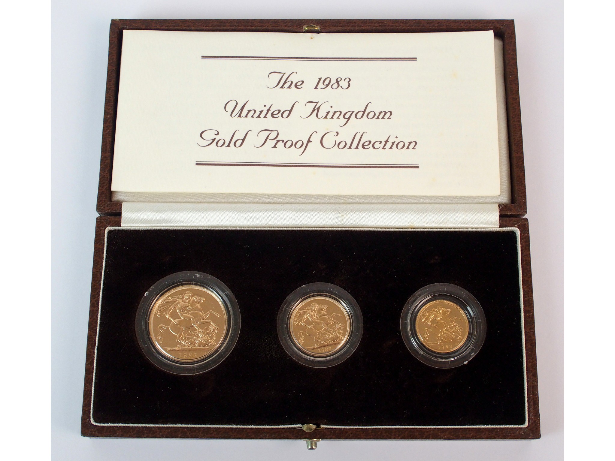 Appraisal: Great Britain gold proof setcomprising piece sovereign and half sovereign