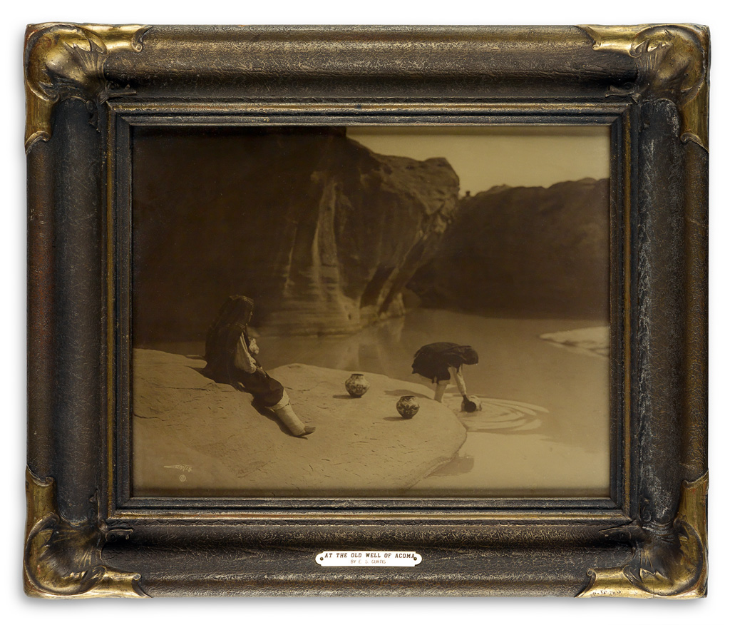 Appraisal: EDWARD S CURTIS - At the Old Well of Acoma