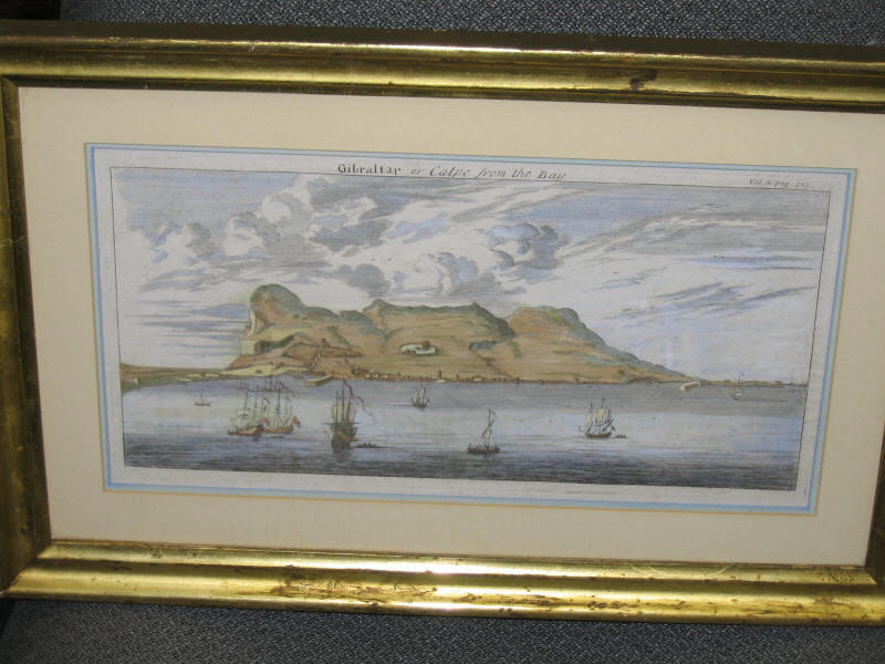 Appraisal: ITALIAN SCHOOL TH- TH CENTURY GIBRALTAR OR CALPE FROM THE