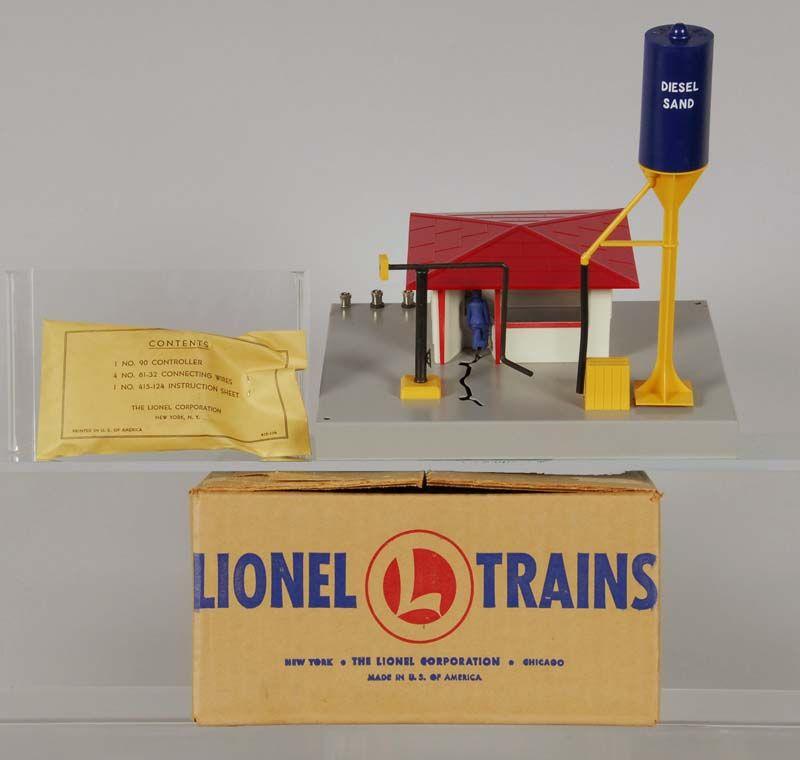 Appraisal: Lionel O- Train Diesel Fueling Station with Description Box -