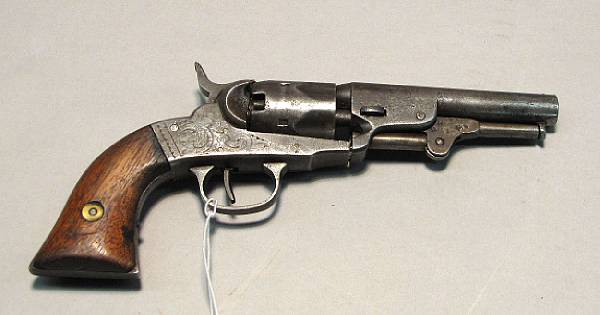 Appraisal: A Bacon Arms Co percussion pocket revolver Serial no -