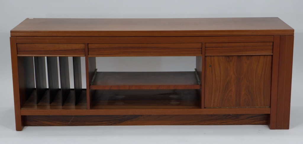 Appraisal: PC MCM DANISH MODERN MODULAR CONSOLE TABLE Sweden th CenturyRectangular