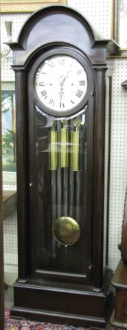 Appraisal: Vintage Herschede Tall Case Clock seven-tube chime brass weights and