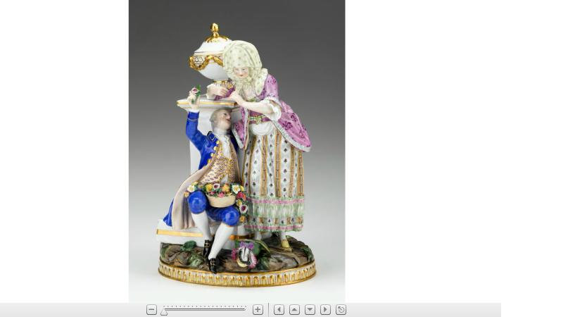 Appraisal: Meissen porcelain figure group of a courting couplelate th century