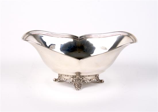 Appraisal: An American Sterling Silver Footed Bowl Tiffany Co Width inches