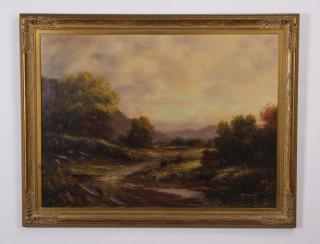 Appraisal: Paul Wesley signed O c landscape th c th century