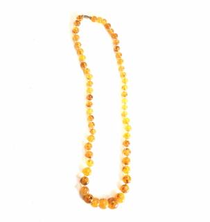 Appraisal: Amber Style Necklace Amber style necklace L