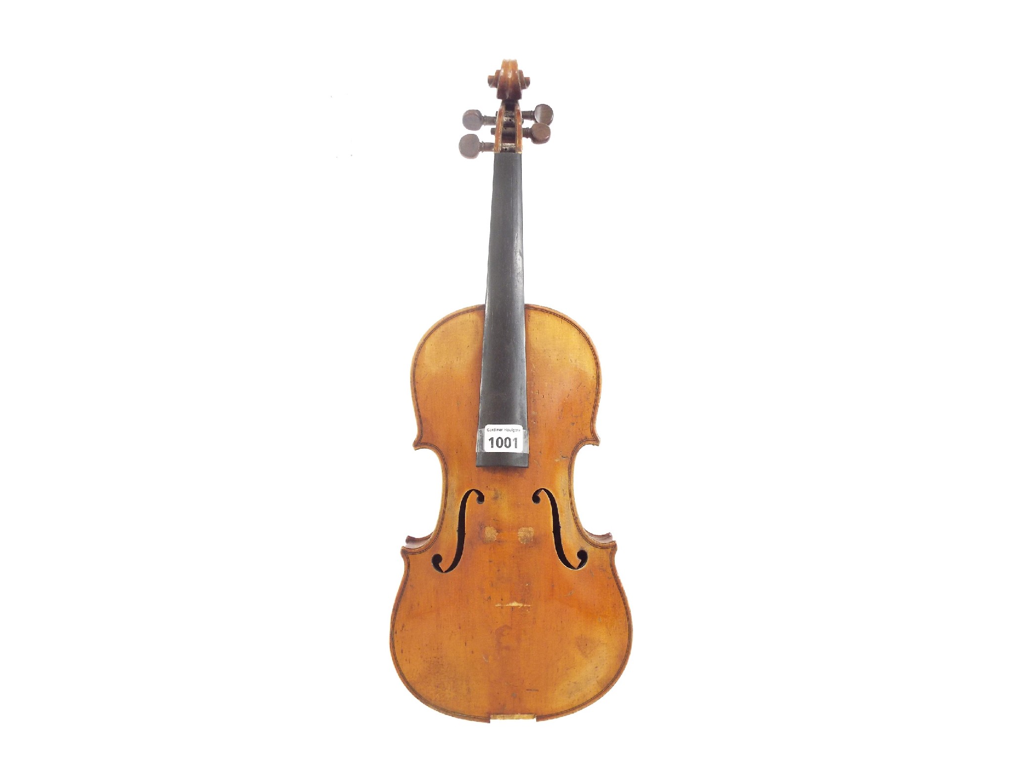 Appraisal: Early th century Stradivarius copy violin cm