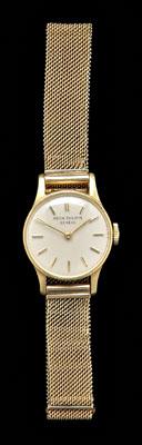 Appraisal: Lady s Patek Philippe wristwatch kt gold case silver face